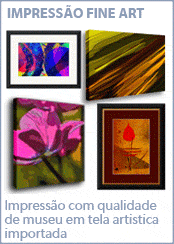 Impresso fine art: impresso com qualidade de museu em tela artstica importada