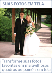 Transforme suas fotos favoritas em maravilhosos quadros ou painis em tela